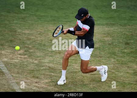 Halle, Westfalen, Deutschland. 20. Juni 2023. BORNA CORIC (CRO) in Aktion während der Terra Wortmann Open in der Owl Arena (Kreditbild: © Mathias Schulz/ZUMA Press Wire) NUR REDAKTIONELLER GEBRAUCH! Nicht für den kommerziellen GEBRAUCH! Stockfoto