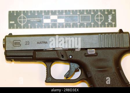 Glock 23 Stockfoto