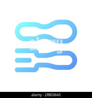 Restaurant Pixel Perfect Gradient linear ui-Symbol Stock Vektor