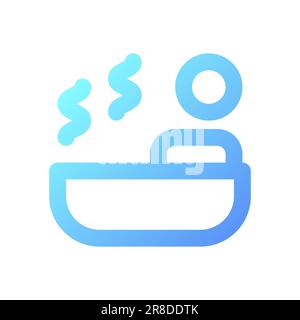 Spa Pixel Perfect Gradient linear ui-Symbol Stock Vektor
