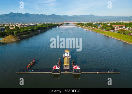 Dongshan River Water Park in Yilan, Taiwan Stockfoto