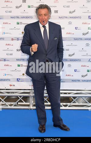 Rom, Italien. 20. Juni 2023. Luca Barbareschi nimmt an der Veranstaltung „Nastri d'Argento 2023 blu Carpet“ im Maxxi Museum Teil. (Foto: Mario Cartelli/SOPA Images/Sipa USA) Guthaben: SIPA USA/Alamy Live News Stockfoto