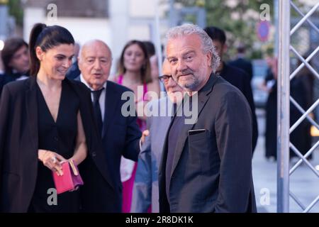 Rom, Italien. 20. Juni 2023. Giovanni Veronesi nimmt an der MAXXI 2023 in Rom Teil (Foto: Matteo Nardone/Pacific Press). Kredit: Pacific Press Media Production Corp./Alamy Live News Stockfoto