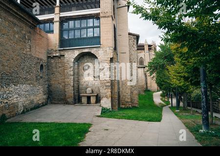 Schloss San Javier und Basilika, Navarra Spanien. Hochwertiges Foto Stockfoto