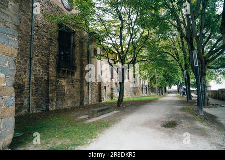 Schloss San Javier und Basilika, Navarra Spanien. Hochwertiges Foto Stockfoto