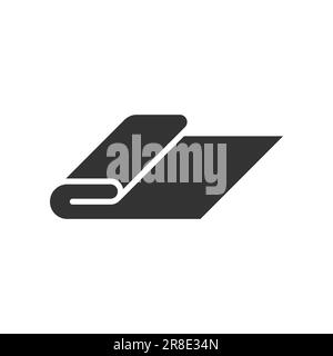 Vektorsymbol für Textilsilhouetten Stock Vektor