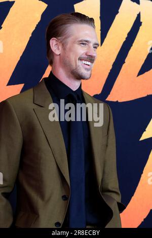 LOS ANGELES - 14. JUNI: Boyd Holbrook bei Indiana Jones und The Dial of Destiny Los Angeles Premiere beim El Capitan Theatre am 14. Juni 2023 in Los Angeles, Kalifornien Stockfoto