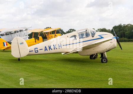 Ein Flugtag mit G-AKKH, einem Gemini-Flugzeug, in der Shuttleworth Collection, Old Warden, Bedfordshire 2009 Stockfoto