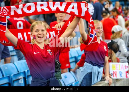 Oslo, Norwegen, 20. Juni 2023. Norewgianischer Unterstützer des UEFA Euro 2024-Qualifikators zwischen Norwegen und Zypern im Ullevål-Stadion in Oslo Credit: Frode Arnesen/Alamy Live News Stockfoto