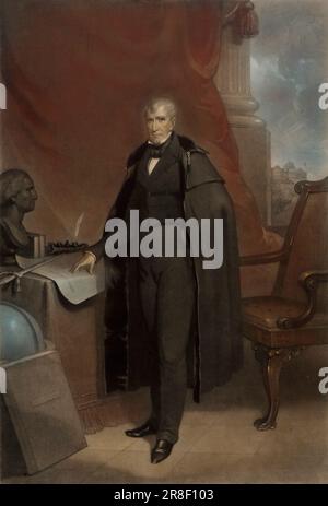 William Henry Harrison 1808-1897 von John Sartain, geboren in London, England, 1808-gestorben Philadelphia, PA 1897 Stockfoto