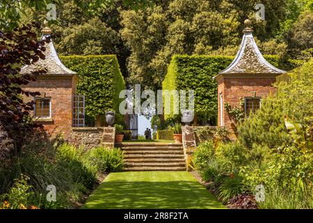 Hidcote Manor Garden in den Cotswolds, Hidcote, Gloucestershire, England Stockfoto