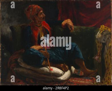 The Smoker n.d. von Ferdinand Victor Eugene Delacroix, Franzose, geboren Charenton-Saint-Maurice, Frankreich 1798-verstorben Paris, Frankreich 1863 Stockfoto