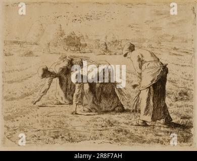 The Gleaners n.d. von Jean Francois Millet, Franzose, geboren in Gruchy, Frankreich 1814-gestorben Barbizon, Frankreich 1875 Stockfoto