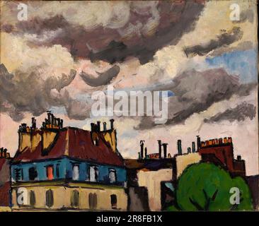 Rooftops and Clouds, Paris 1910-1912, von H. Lyman Saÿen, geboren in Philadelphia, PA 1875, gestorben in Philadelphia, PA 1918 Stockfoto