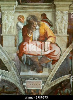 Jeremiah Michelangelo Buonarroti (1475-1564) Stockfoto