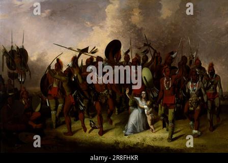 Osage Scalp Dance 1845 von John Mix Stanley, geboren in Canandaigua, NY 1814, gestorben in Detroit, MI 1872 Stockfoto