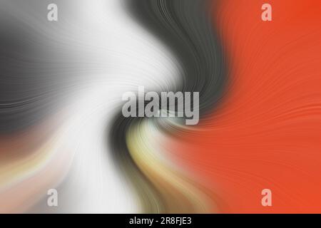 Verdrehte Linien, farbenfroher Hintergrund, verschwommene farbige Linien im Hintergrund. Wunderschöner, abstrakter Hintergrund Stockfoto