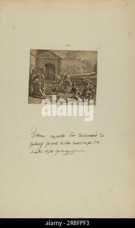 (Unbenannt) (aus Buch, Narratio Regionum Indicarum per Hispanos Quosdam Devastatarum Verissima) 1598 von Theodor de Bry, Deutscher, geboren in Lüttich, Flandern 1528-verstorben Frankfurt, Deutschland 1598 Stockfoto