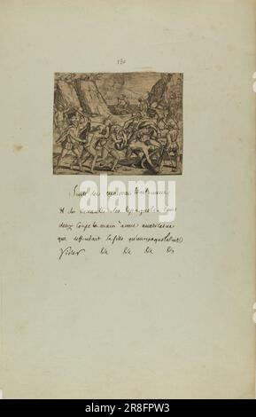 (Unbenannt) (aus Buch, Narratio Regionum Indicarum per Hispanos Quosdam Devastatarum Verissima) 1598 von Theodor de Bry, Deutscher, geboren in Lüttich, Flandern 1528-verstorben Frankfurt, Deutschland 1598 Stockfoto