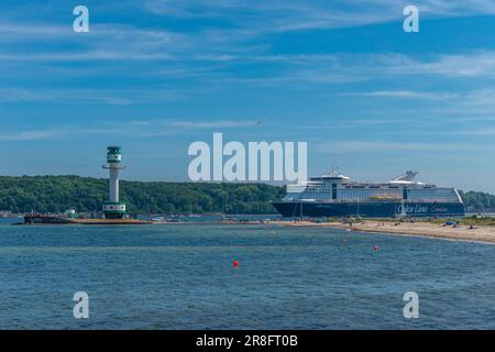 Kiel, Kiel Fjord, Ostsee, Sommer am Falkenstein Beach, Kiel-Friedrichsort, Schleswig-Holstein, Norddeutschland, Europa Stockfoto