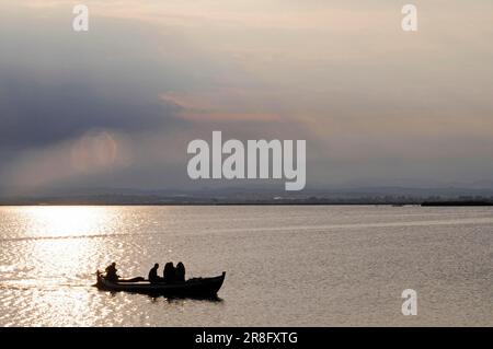 Naturschutzgebiet Parque Natural de la Albufera, in der Nähe von Valencia, Spanien Stockfoto