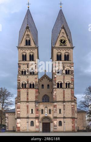 Basilika St. Kastor, Koblenz, Rheinland-Pfalz, Deutschland Stockfoto