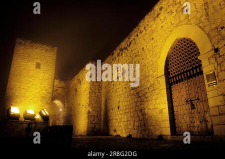 Burgruinen Santa Catalina, Castillo de, Parador Hotel, Jaen, Andalusien, Spanien Stockfoto