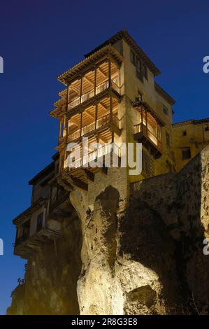 Hängehäuser, Museum für spanische abstrakte Kunst, Castilla-La, Hängen, Cuenca, Castilla-La Mancha, Spanien Stockfoto