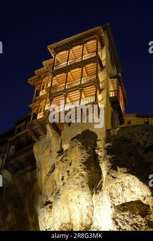 Hängehäuser, Museum für spanische abstrakte Kunst, Castilla-La, Hängen, Cuenca, Castilla-La Mancha, Spanien Stockfoto