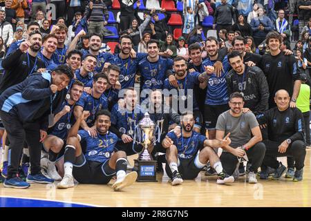 Argentinische Handball-Nationalmannschaft. Torneo 4 Naciones. Buenos Aires, Argentinien Stockfoto