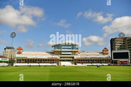 21. Juni 2023, Nottingham, Großbritannien. Trent Bridge Cricket Stadium, Nottingham, Großbritannien. 22-26. Juni 2023 England Ladies gegen Australia Ladies im Ashes Cricket Test Match. Trent Bridge Cricket Ground Picture: Mark Dunn/Alamy Live News Stockfoto