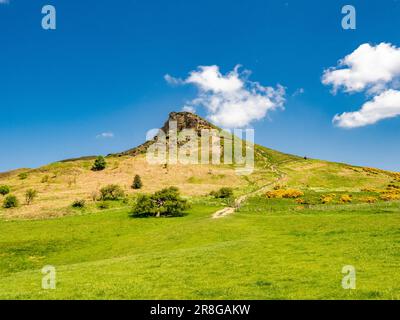 Legendäre Form von Roseberry Topping Stockfoto