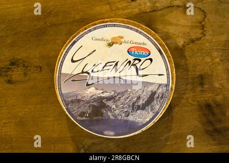 Lucendro Cheese, Caseificio Del Gottardo, Airolo, Kanton Ticino, Schweiz Stockfoto