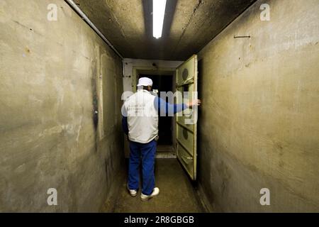 Caseificio Del Gottardo, Airolo, Kanton Ticino, Schweiz Stockfoto