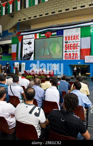 Freiheitsfestival des palästinensischen Volkes (Freedom Flotilla), Mailand 13.06.2010 Stockfoto