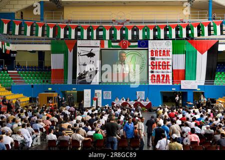 Freiheitsfestival des palästinensischen Volkes (Freedom Flotilla), Mailand 13.06.2010 Stockfoto