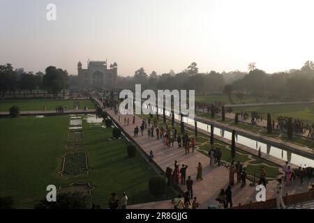 Taj Mahal, Agra, Uttar Pradesh, Indien Stockfoto