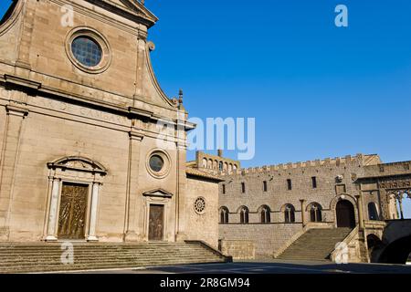 St. Lorenzo Kathedrale, Viterbo, Latium Stockfoto