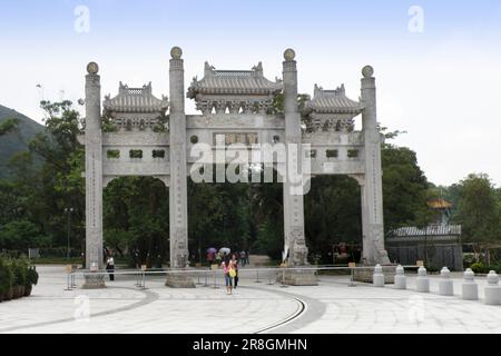 Po Lin Monastery, Lantau Island, Hong Kong, China Stockfoto