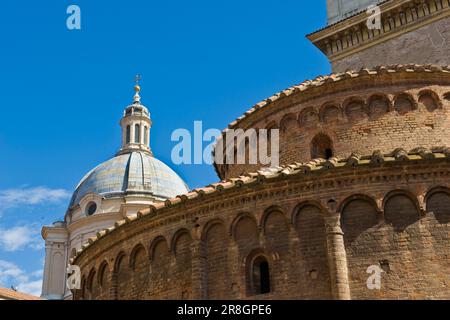 Kuppel von St. Andrea Basilica und Rotonda Di San Lorenzo, Mantua, Italien Stockfoto