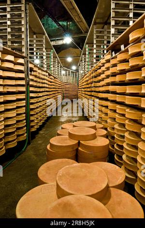 Käsefontina. Valpelline. Valle D'aosta. Italien Stockfoto