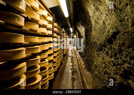 Käsefontina. Valpelline. Valle D'aosta. Italien Stockfoto