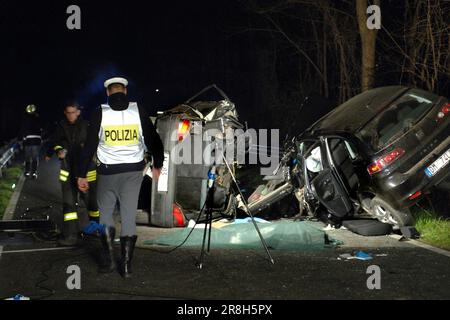 Autounfälle Stockfoto