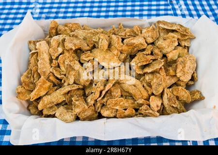 Schweineschalen. Typisch aus der Provinz Modena. Emilia Romagna. Italien Stockfoto