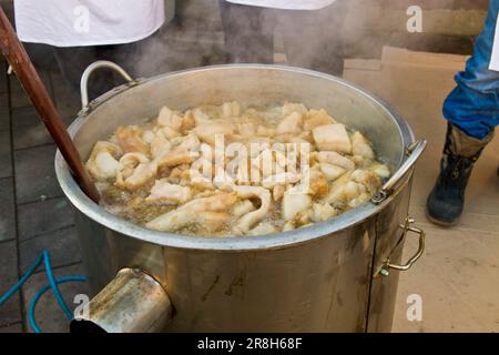 Schweineschalen. Typisch aus der Provinz Modena. Emilia Romagna. Italien Stockfoto