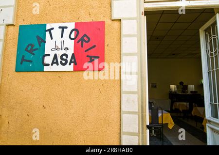 Casa Degli Italyni. Asmara. Eritrea Stockfoto