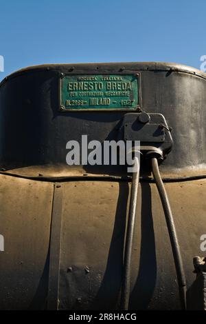 Eritreische Eisenbahn. Von Asmara nach Massawa. Eritrea Stockfoto