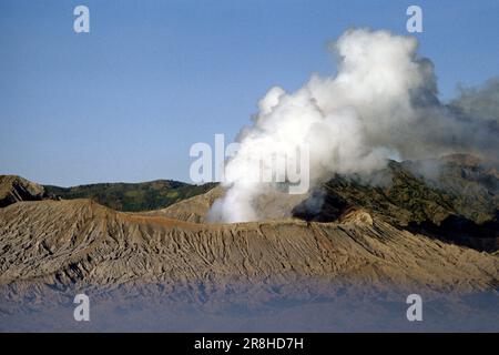 Bromo Vulkan. Java. Indonesien Stockfoto