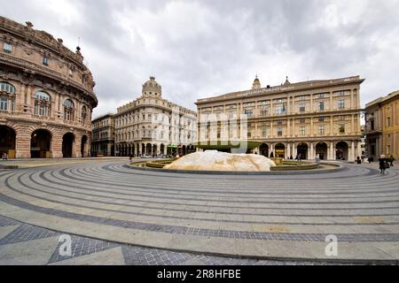 Piazza De Ferrari. Genua. Ligurien. Italien Stockfoto