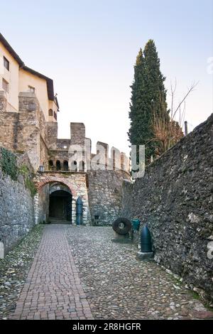 Kriegsmuseum. Schloss Rovereto. Rovereto. Provinz Trient. Italien Stockfoto